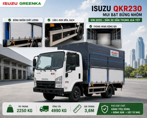 Ưu đãi xe VIN2025 Isuzu QKR hỗ trợ 20 triệu đồng