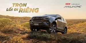 Isuzu MU-X SUV 7 chỗ hiện đại và tiện nghi