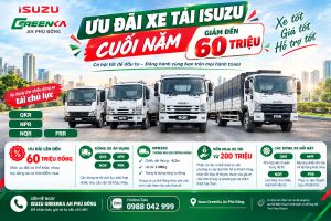 Vốn mua xe tải Isuzu hỗ trợ từ 200 triệu