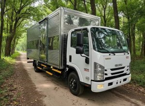 Isuzu NPR 350 Thùng Kín Inox 4 Cửa – Đời 2026